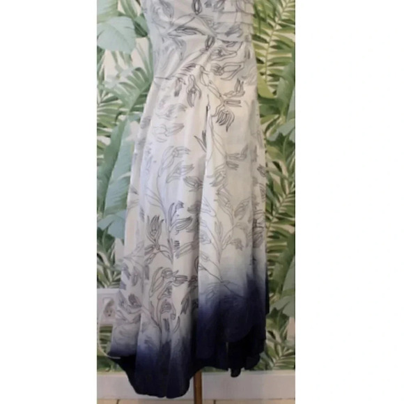 AM:PM Women's Boho Dip Dyed Wrap V-Neck Flowy Summer Dress W/ Pockets - Picture 5 of 8